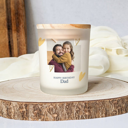 Personalized Gifts for Dad Picture Candle Gifts for dad from kids dad christmas gifts grandpa Gift