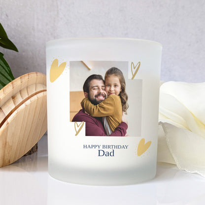 Personalized Gifts for Dad Picture Candle Gifts for dad from kids dad christmas gifts grandpa Gift