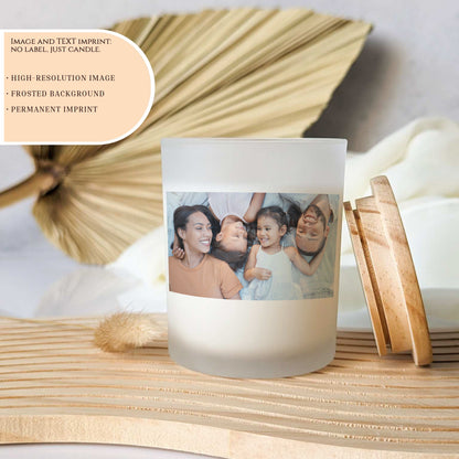 Personalized Picture Candle In Loving Memory Gifts For Her Custom Photo Candle Father's Day Gifts