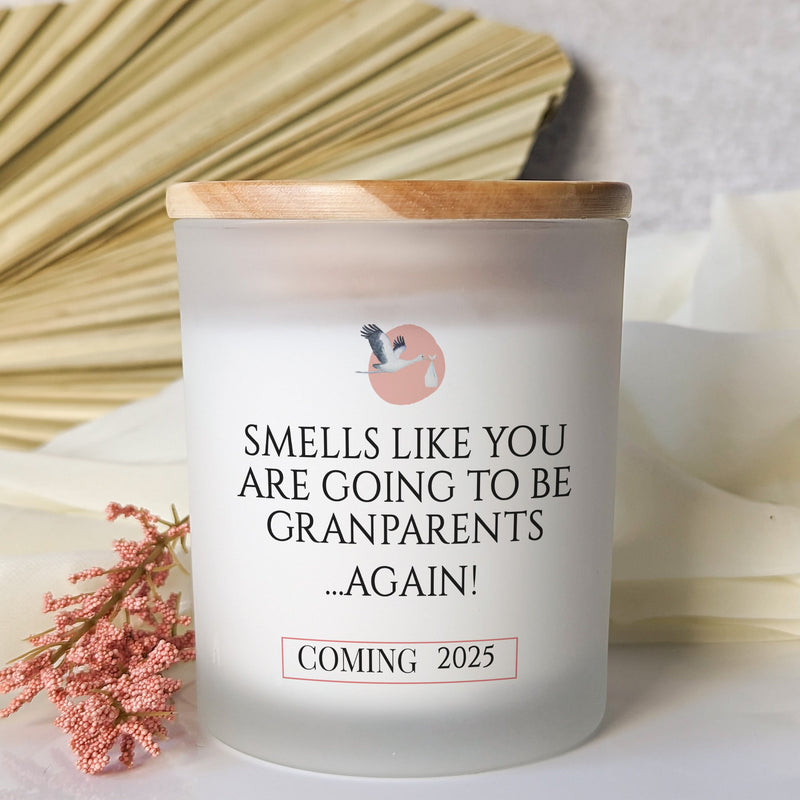 Pregnancy Announcemennt Baby Reveal You Are Going To Be Grandparents Again Gifts for Grandparents - Custom Your Design