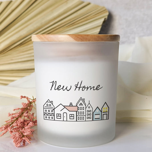 New Home Gift Housewarming Gift Closing Gift Realtor Moving Away, Coconut wax Candle