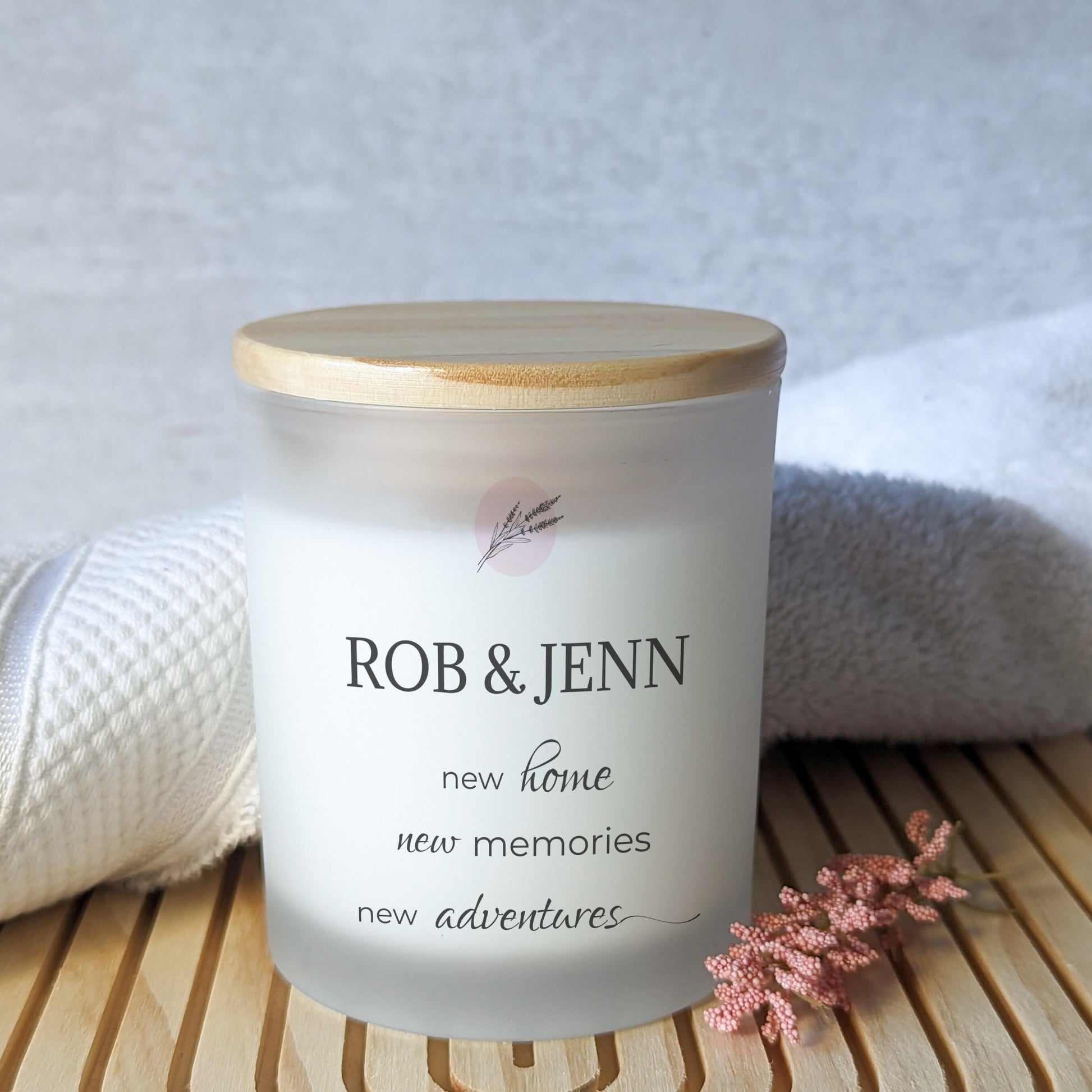 New Home Gift Personalized Scented Candle Gift For Housewarming