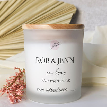 New Home Gift Personalized Scented Candle Gift For Housewarming